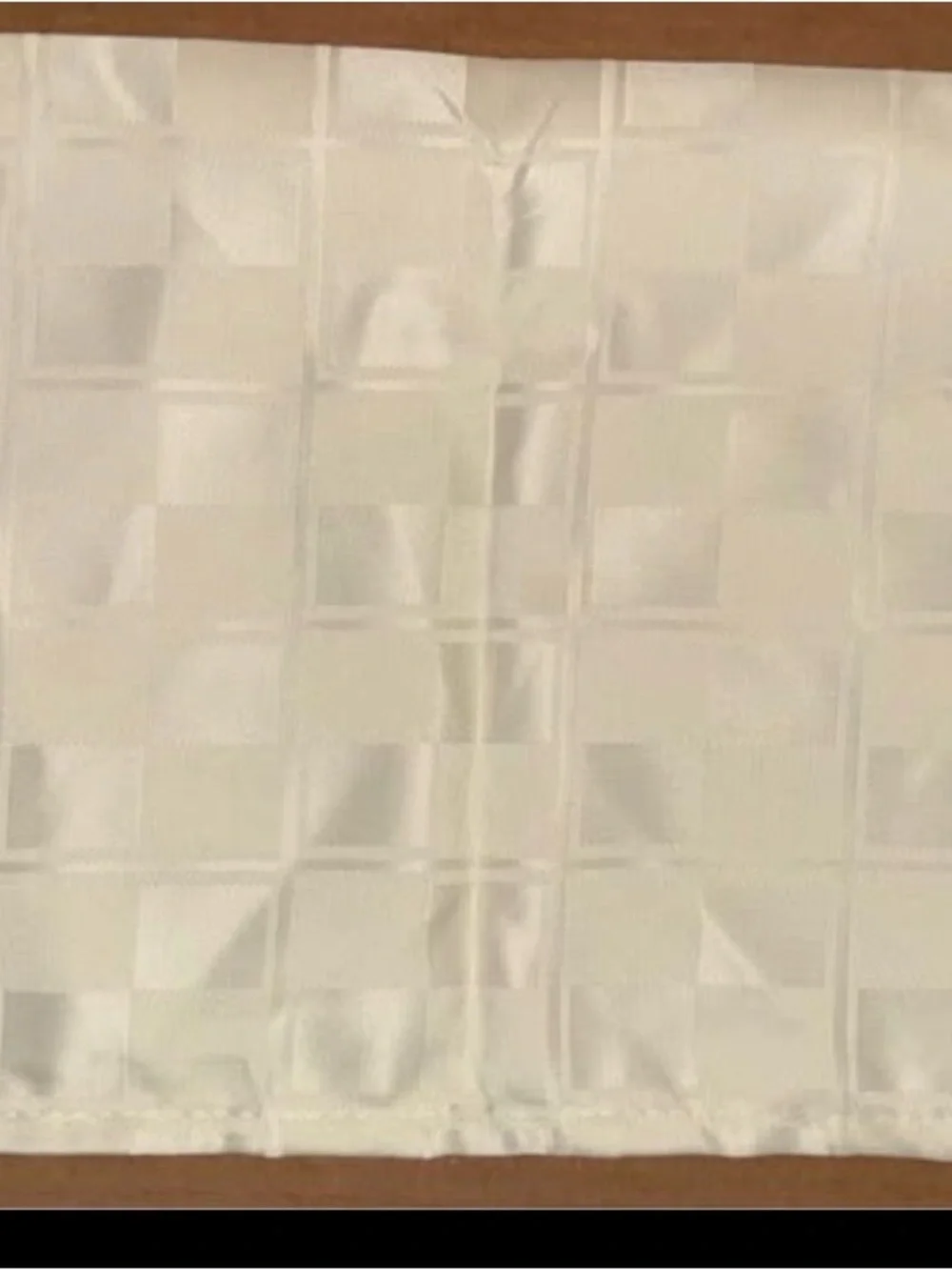 Food Network Cream Check Microfiber Napkins set of 8